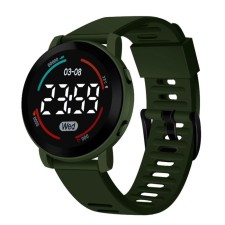 Men's washing watches, silicone strap, khaki