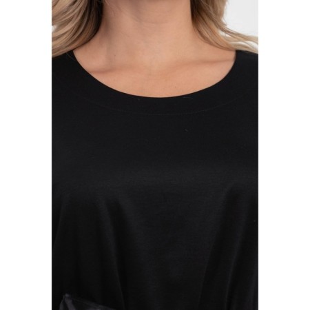 Female dress, size 54, black color-1