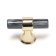 Handle button Cappio PK106, D = 12 mm, plastic, graphite/gold color