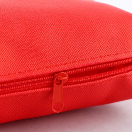 Patch of artificial leather "heart", 14*10*5 cm, red color-6