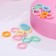 Hair elastic bands "Mahrushka", Lama, 50 pcs.