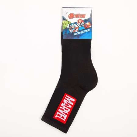 Socks "Marvel", Avengers, Black, 23-25 ​​cm-4
