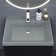 Sink uperwood Classic quartz 60 cm, quartz, gray matte, platinum