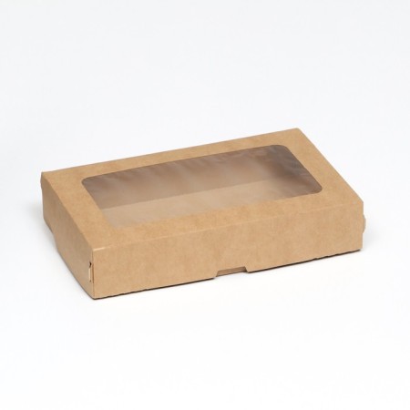 Container is a discovery, with a window, craft, 20 x 12 x 4 cm-3