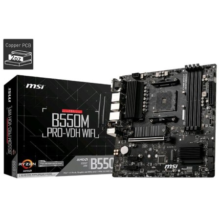 MSI B550M Pro-VDH WiFi, AM4, B550, 4XDDR4, HDMI, DP, MATX-3