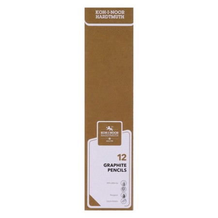 Chernographic pencil Koh-I-Noor 1372 HB Oriental, with an eraser-2
