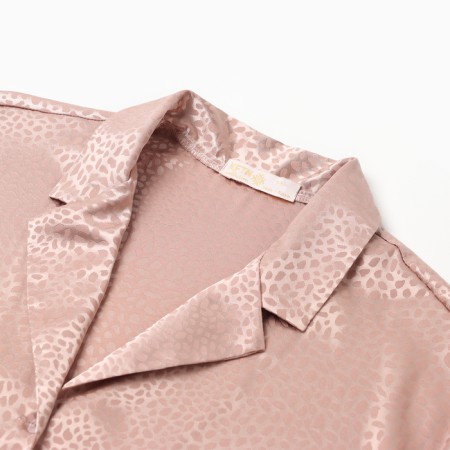 Women's pajamas (shirt, trousers) KAFTAN "Leopard", gold, size 44-46-6