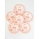 A set of paper dishes "Happy Bunny", set of 12 pcs.