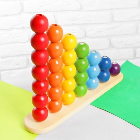 Pyramid "Abaka Rainbow with balls", ball: 3.2 cm-2