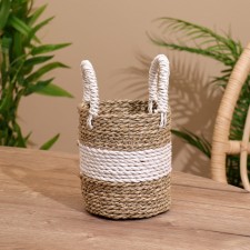 Wicker basket 13x13x23 cm