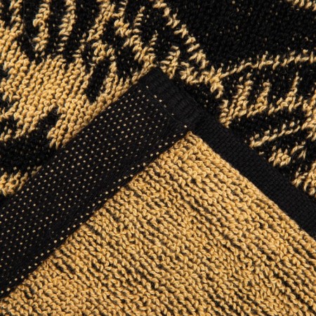 The towel Named Tensor Ethel "Artem" is black, 50x90cm, 100% cotton, 420g/m2-3