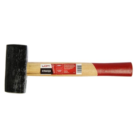 Sledgehammer scrap, wooden handle, 2 kg-1