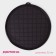 Rug perforated round share, silicone, d = 35 cm, brown color