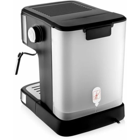 Brayer BR1114 coffee machine, Rozhkova, 1100 watts, 1.5 l, cappuccino, black-silver-silver-2