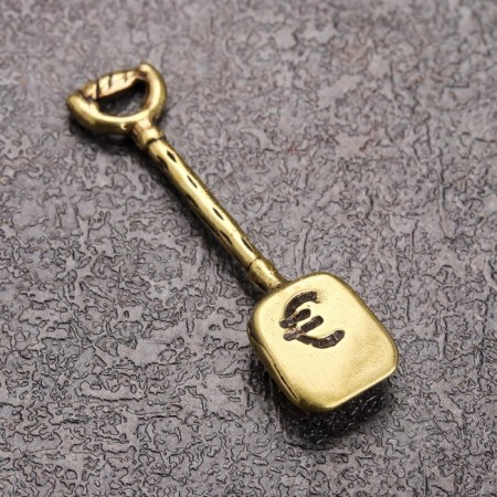 Koshelki souvenir "Shovel", brass, amber-8