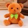Soft toy "Bear" with a bow, 20 cm, brown color