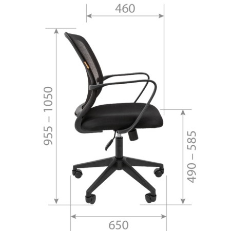 Chair for the operator Chairman 698 TW-01 Black-2