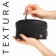 Lightning cosmetic bag, Textura, black color
