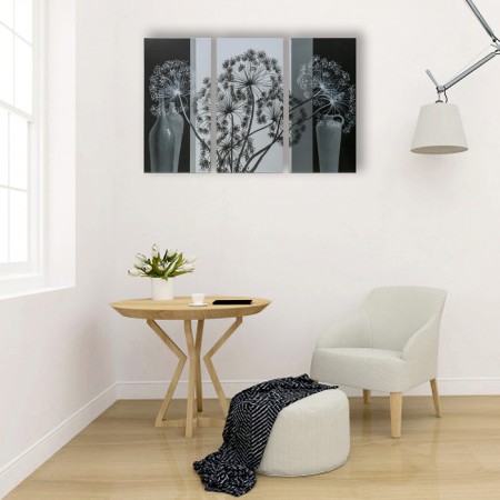Modular picture on the subframe "Air Flower" 99x65 cm. (3-33x65)-3