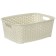 Hobbylife Rattan basket, size m, with handles, 19.5x26x9 cm, color mix