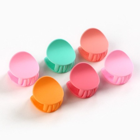Hair crab Happy People, set 6 pcs, 2.5 x 2.5 x 1.5 cm-4