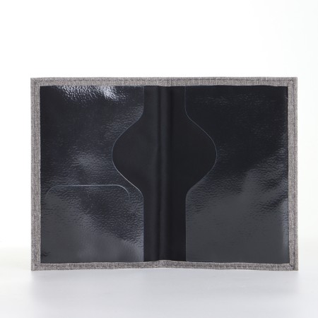 Passport cover, gray color-2