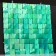 Panel with sequins for photo zones, square, 30*30cm, green color
