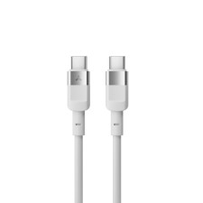 ACCESSTYLEL cable CC50-T100, Type-C-Type-C, 5 A, TPU, Fast charging, 1 m, white