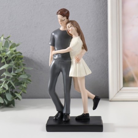 Souvenir Polystone "Lovers - Hugs" 10x7x21.5 cm-4