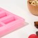 Form for sweets and chocolate of the “Eucks”, silicone, 29.5 × 17.5 cm, 20 cells (5 × 2.8 cm), Mix color
