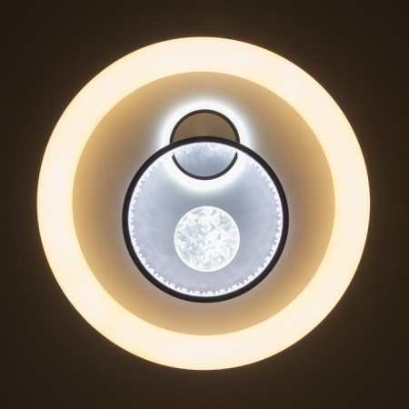 Lamp "Inero" LED 120W white-black 49x49x7 cm-3
