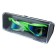 ATEMI N604M swimming glasses, silicone, lightning color