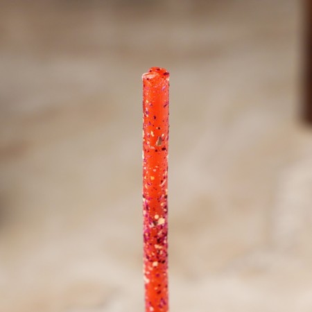 Candle magic wax "harmony and bliss", with a rose, 16x0.6 cm, red-2