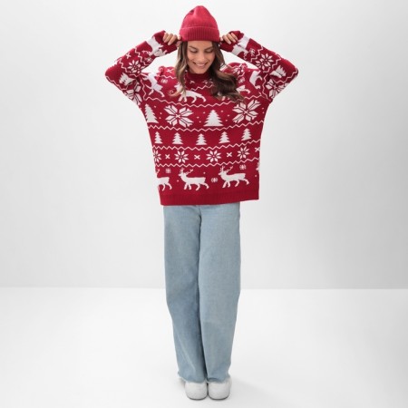 New Year. Knitted jumper KAFTAN "New Year" size 48-7