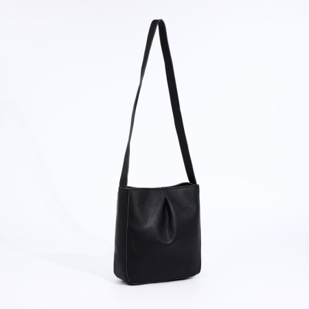 Bag Cross-Bodi with a zipper, black color