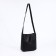 Bag Cross-Bodi with a zipper, black color