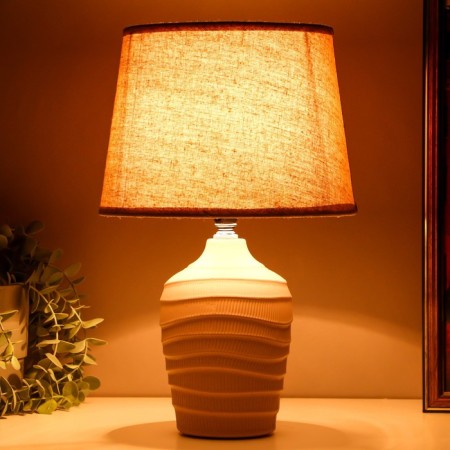 Aziza table lamp E14 40W white 20x20x33 cm Risalux-2