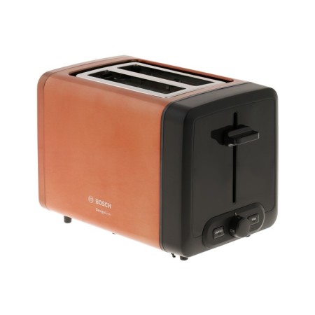 Toster Bosch Tat4P429, 970 W, 6 frying modes, 2 toasts, brown-black