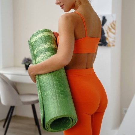 Sangh yoga rug, 183x61x0.7 cm, green color-8