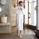 Terront Ethel bathrobe, male size 48-50 color white, 100% cotton, 320 g/m2