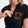 T -shirt female, black color, size 44 (m)