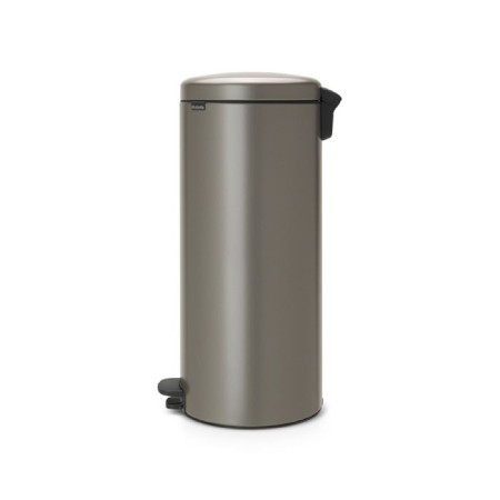 Brabantia Newcon bucket, plastic inner bucket, with pedal, platinum color, 30 liters-1
