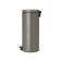 Brabantia Newcon bucket, plastic inner bucket, with pedal, platinum color, 30 liters