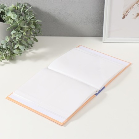 Photo album for 200 photos 10x15 cm, plastic. Sheets "SPB City Art: Orange"-2