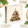 New Year. Box for 4 sweets, "New Year's magic", 12.6 x 12.6 x 3.8, confectionery packaging
