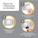 Set of plugs for sockets, 10 pcs., White color