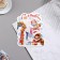 Mini-postcard "Happy New Year!" Glitter, Santa Claus, 19x13.5 cm