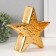 Piggy bank ceramics "Golden Star" 19.5x5.5x19.5 cm