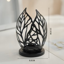 Candlestick 8.5 x 13.5 cm, black