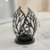 Candlestick 8.5 x 13.5 cm, black